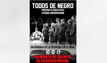 Tigres guardará luto por Rayados en Clásico regio rememorando el 10-12-17