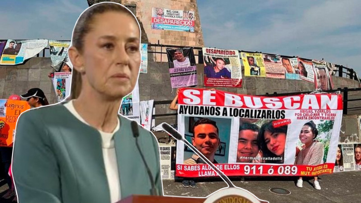  Sheinbaum anuncia acciones para atender desapariciones en México 