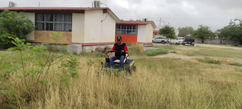 Apoyó Gobierno del Alcalde Carlos Peña Ortiz limpieza de escuela