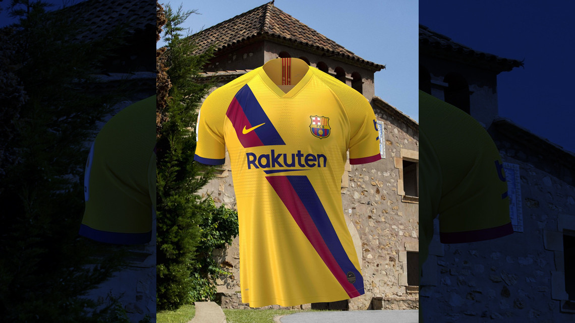 La segunda equipación del Barça 