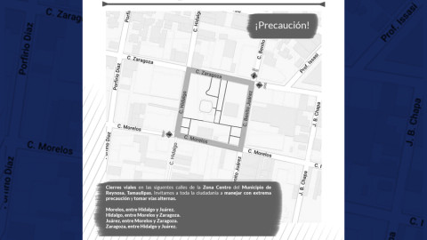 Cierre de vialidades por trabajos de mejora de movilidad urbana