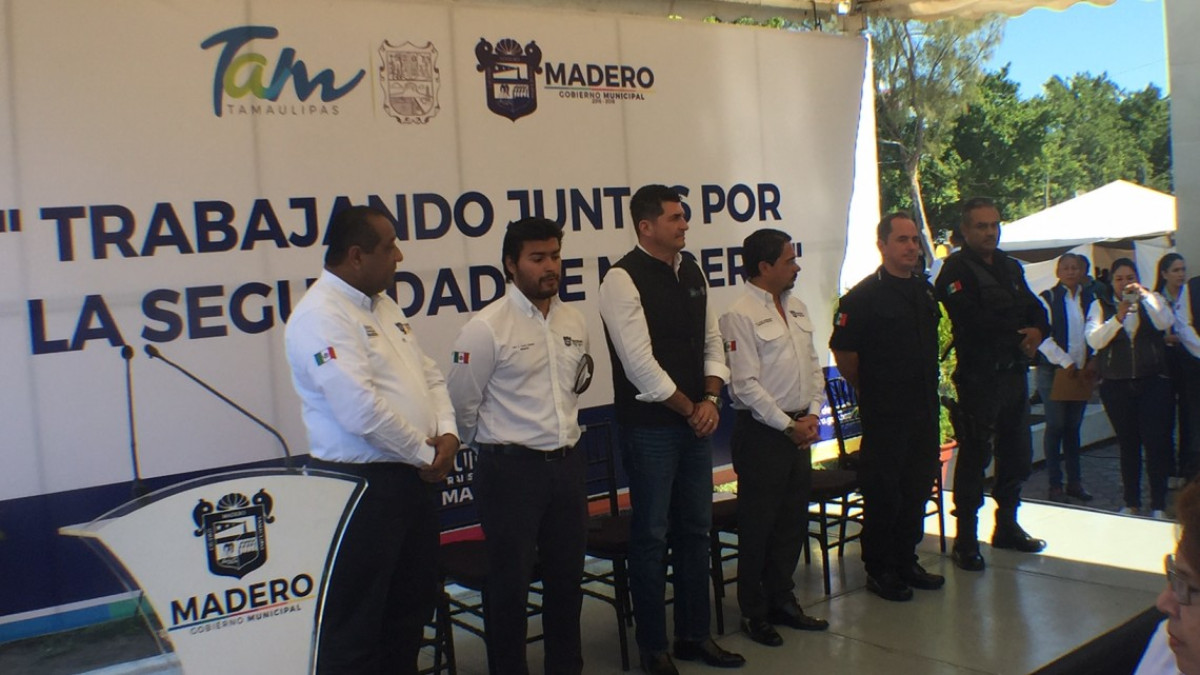 Entregan Madero a Fuerza Tamaulipas dos patrullas usadas 