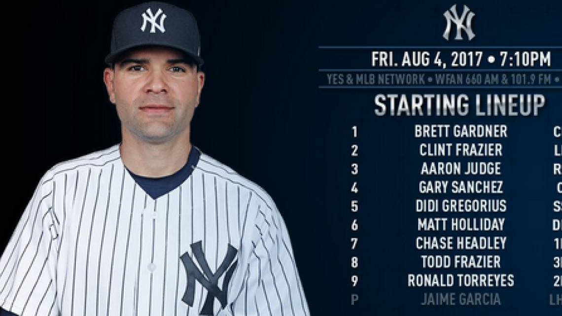 Debuta Jaime García con Yankees