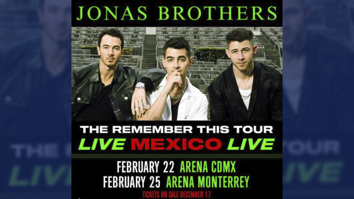 ¡Vienen de gira! Jonas Brothers anuncia fechas en CDMX y Monterrey
