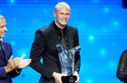 Erling Haaland, nombrado mejor jugador del año de la UEFA