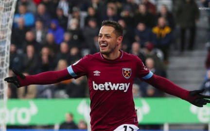 Chicharito anota con el West Ham