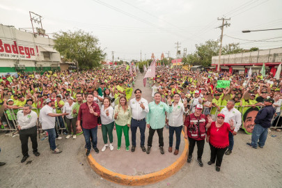 Con Paso Firme a la Victoria, Carlos Peña Ortiz, Maki Ortiz y Eugenio Hernández Lideran un Cierre de Campaña Histórico en Reynosa