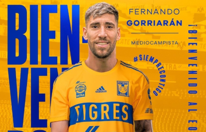 Fernando Gorriarán es nuevo jugador de Tigres UANL