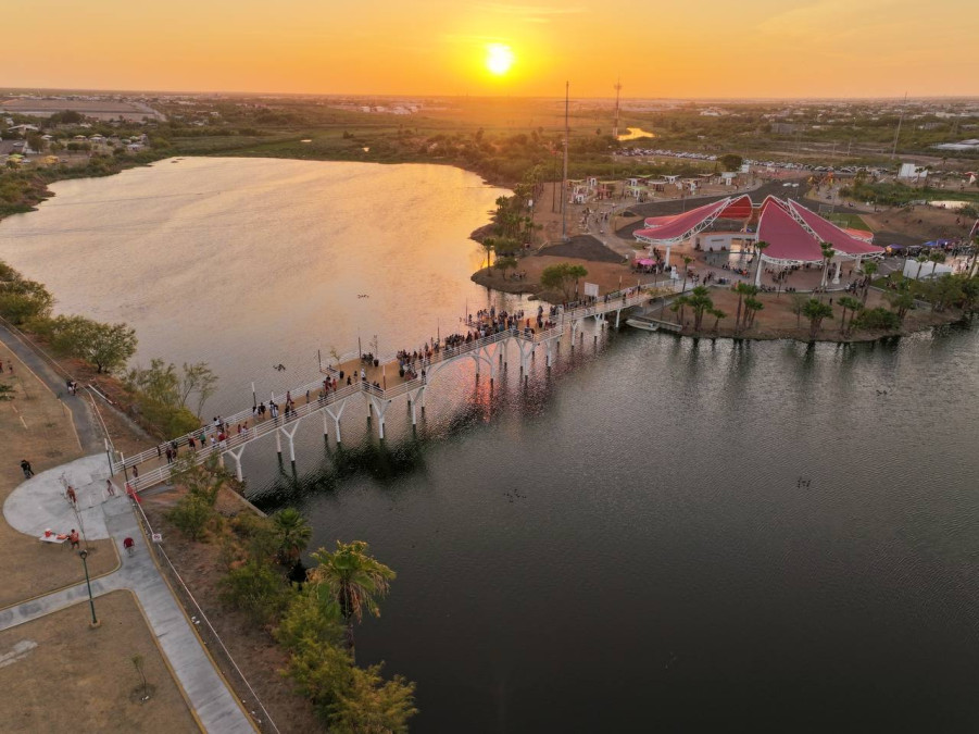 Consolida alcaldesa Carmen Lilia Canturosas rescate del Laguito con inversión en infraestructura y saneamiento