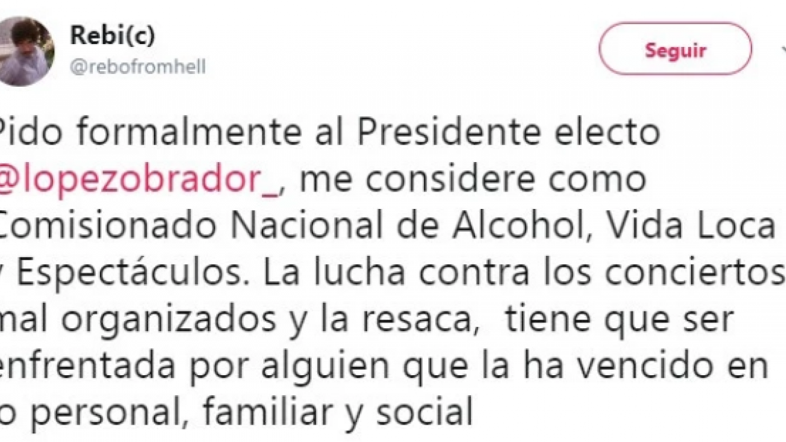 Carmen Campuzano: "#PidoFormalmenteAlPresidenteElecto"