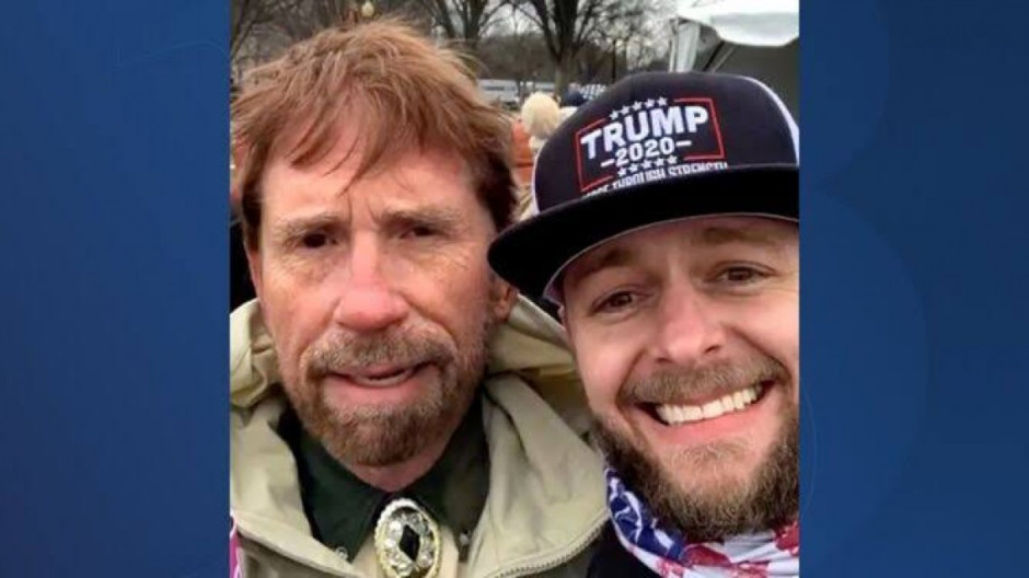 Chuck Norris niega haber participado en ataque al Capitolio