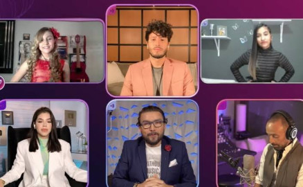 Sabastian Yatra y Kenia Os se preparan para "Conecta y Canta"