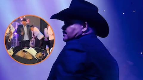 Chuy Lizárraga se hace viral por su reacción al ver a dos hombres besarse en su concierto 