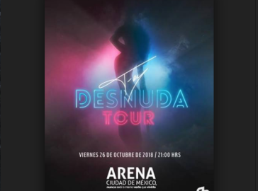 Fey anuncia su “Desnuda Tour” por Latinoamérica”