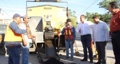 Intensifica gobierno municipal de Victoria programa de bacheo