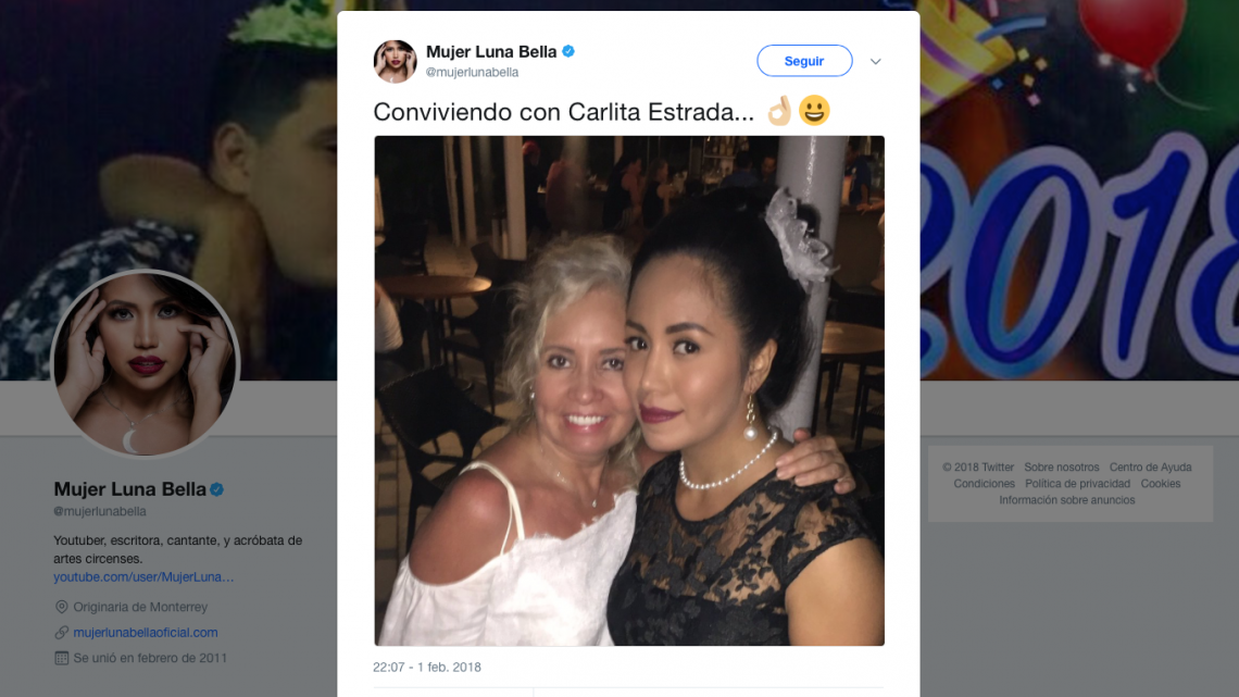 Mujer Luna Bella actuará en serie de Televisa