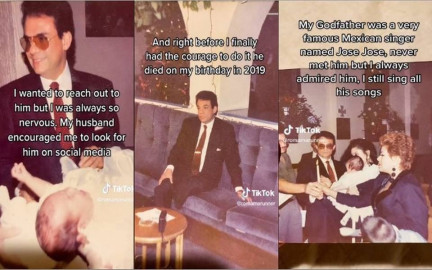 Joven descubre que José José fue su padrino de bautizo