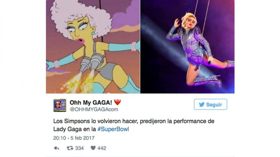 Lady Gaga y los memes de su actuación en el Super Bowl
