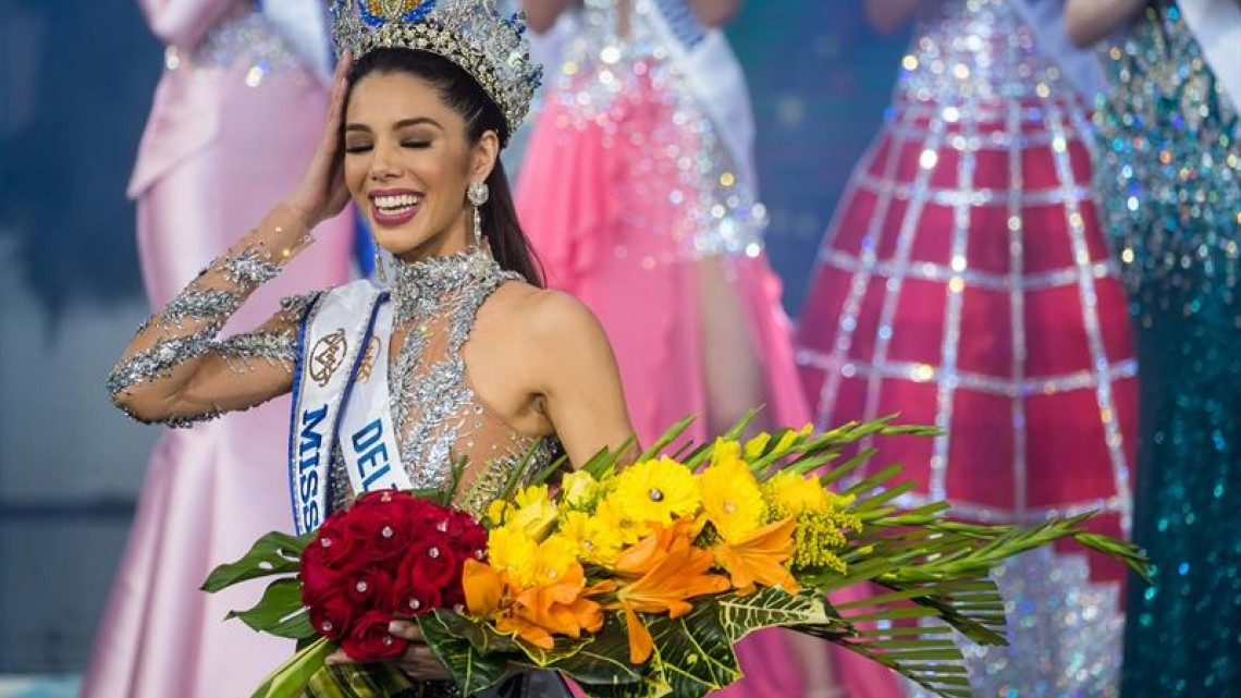 Thalia Olvino es coronada como Miss Venezuela