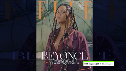 Beyoncé está en la primera portada de la revista ELLE de 2020
